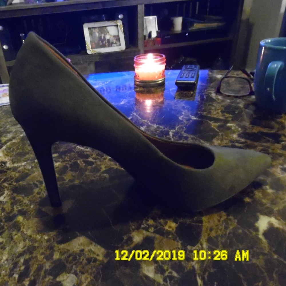 dark grey heels NIB